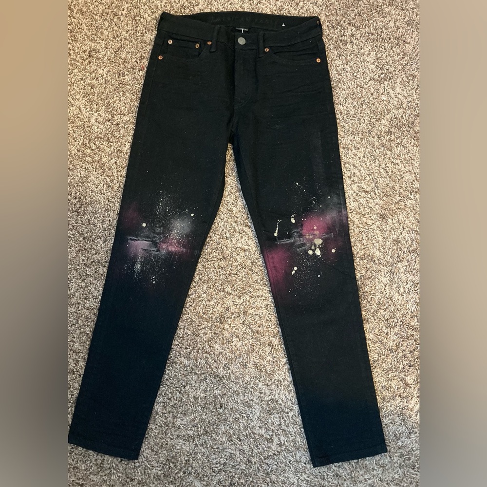 American Eagle Outfitters Black Slim Fit Jeans